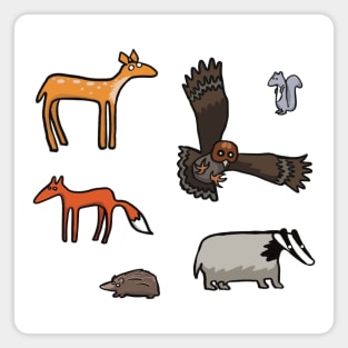 British Forest Animals Magnet